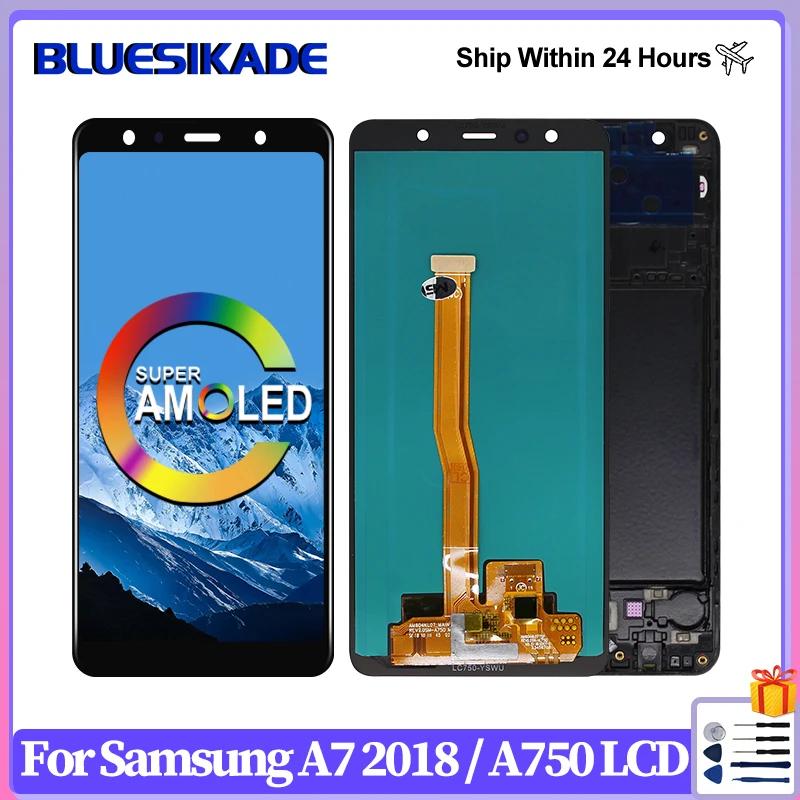 Ｚ  A7 2018   AMOLED SM-A750F ũ, LCD ÷ Ÿ, A750 ġ ũ A750F ü ǰ, 6.0 ġ